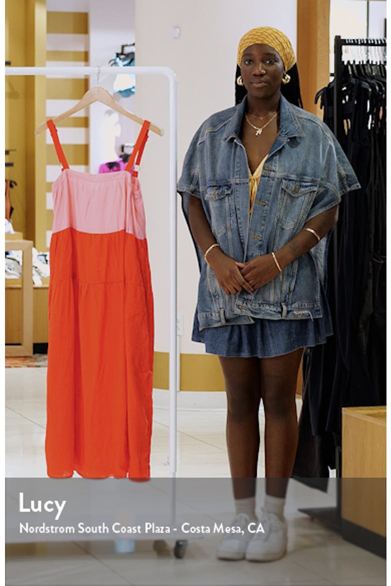 Aliana Colorblock Midi Sundress video