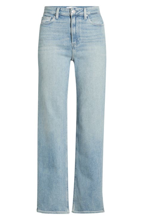 Stevie High Waist Ankle Straight Leg Jeans (Lisbon Light)