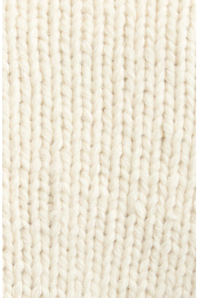 Hand Knit Cropped Cashmere Blend Cardigan, Alternate, color, CASHMERE WOOL BLND CREAM