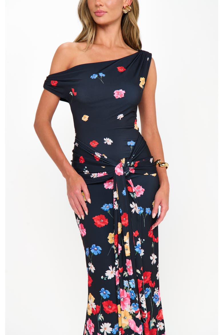Winona Wrap Maxi Dress, Main, color, Falling Floral