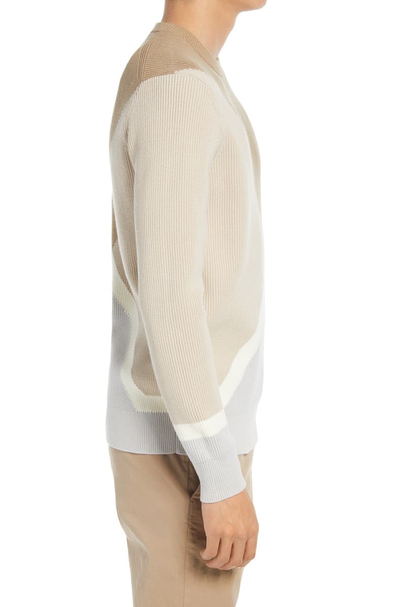 Theory Gregg Colorblock Crewneck Sweater, Alternate, color,
