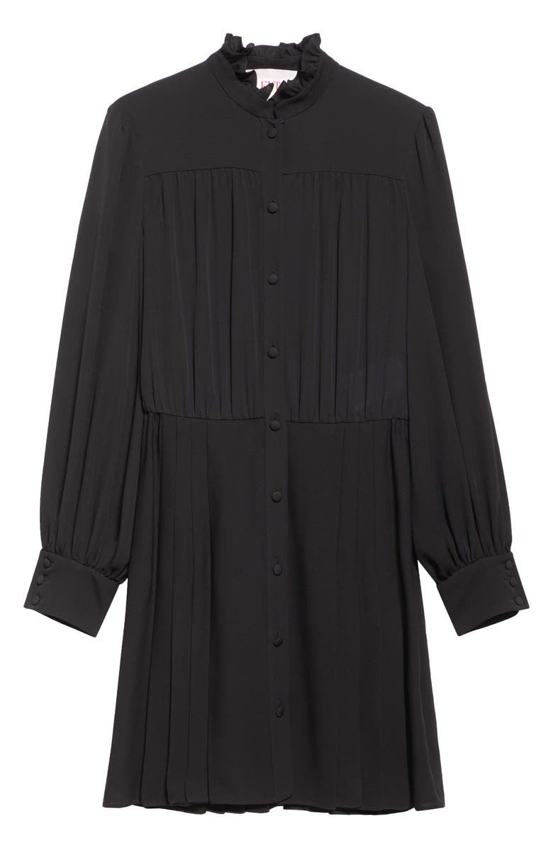 Valentino Garavani Long Sleeve Silk Georgette Shirtdress, Alternate, color, 