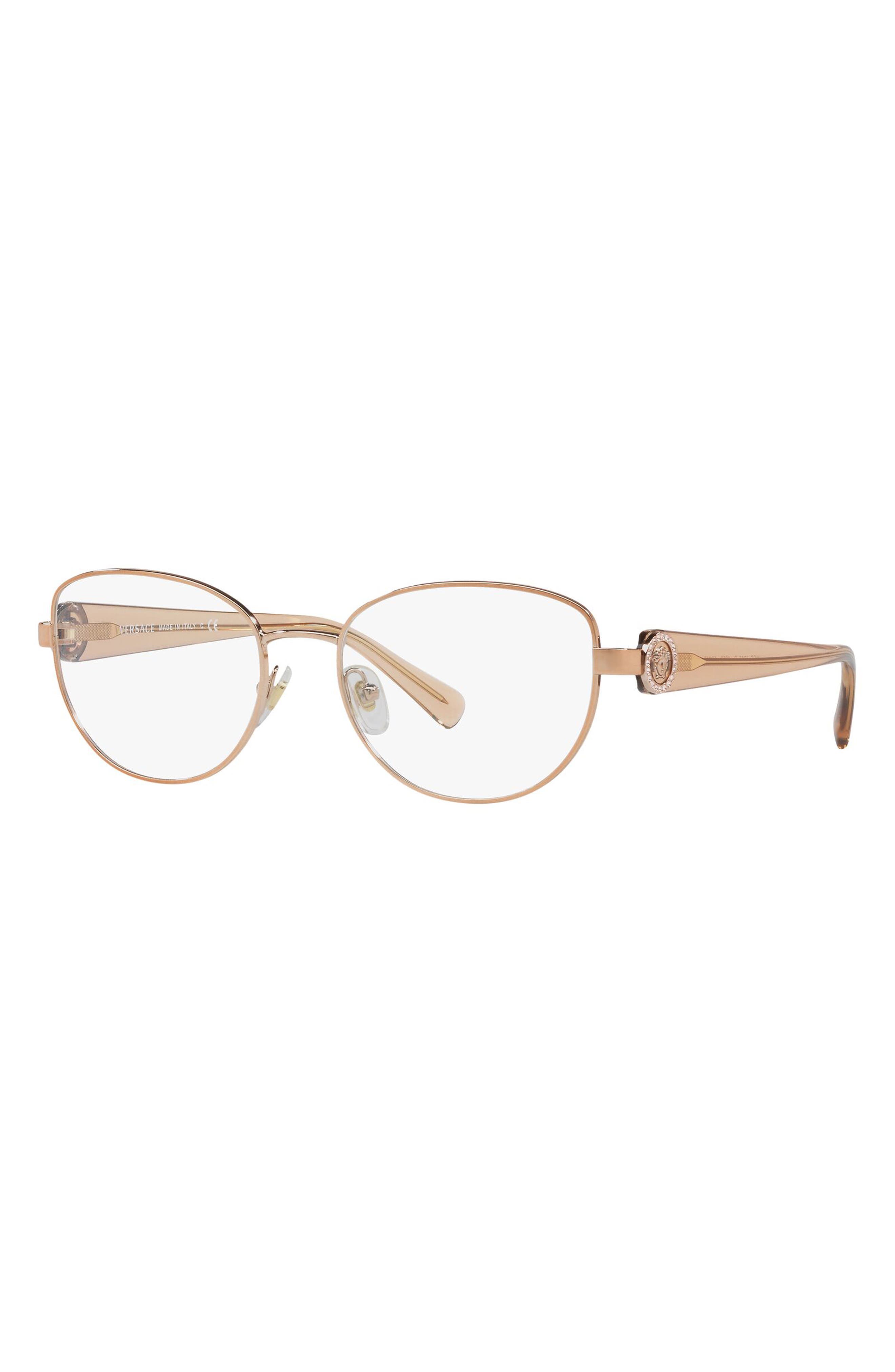 Versace 52mm Round Optical Glasses (Women) | Nordstrom