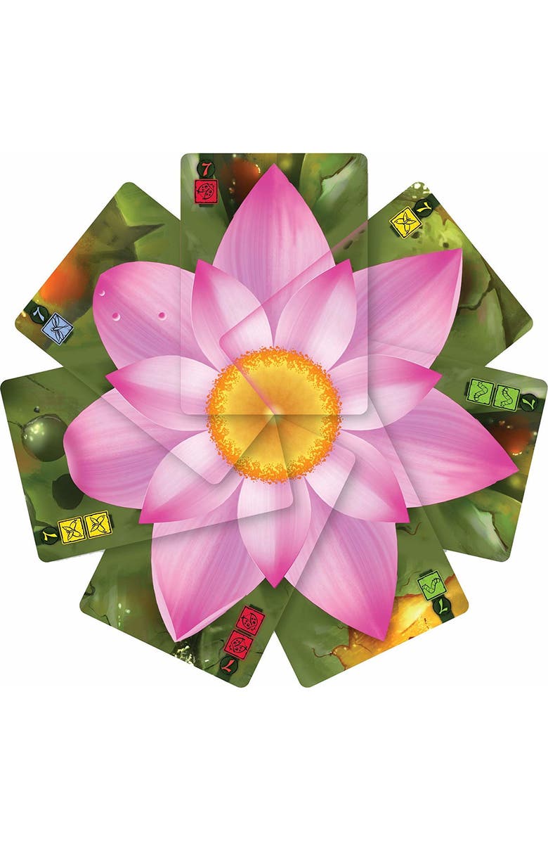 Renegade Game Studios Lotus Family Strategy Card Laying Game, Ages 8+, Alternate, color, 
