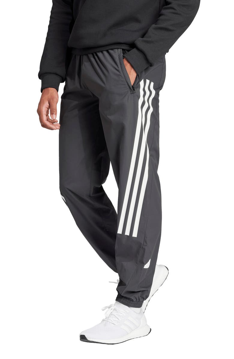 ADIDAS SPORTSWEAR Future Icons 3-Stripes Recycled Polyester Ripstop Track Pants, Main, color, 