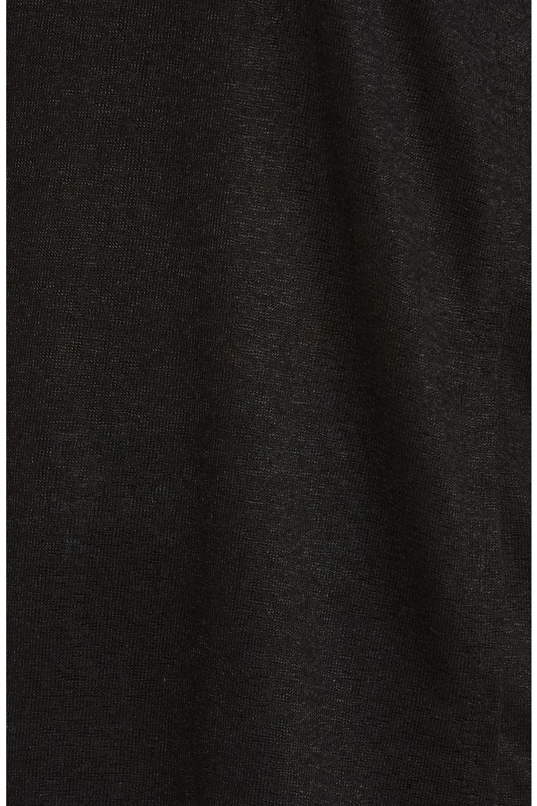 Lace Trim Top, Alternate, color, BLACK