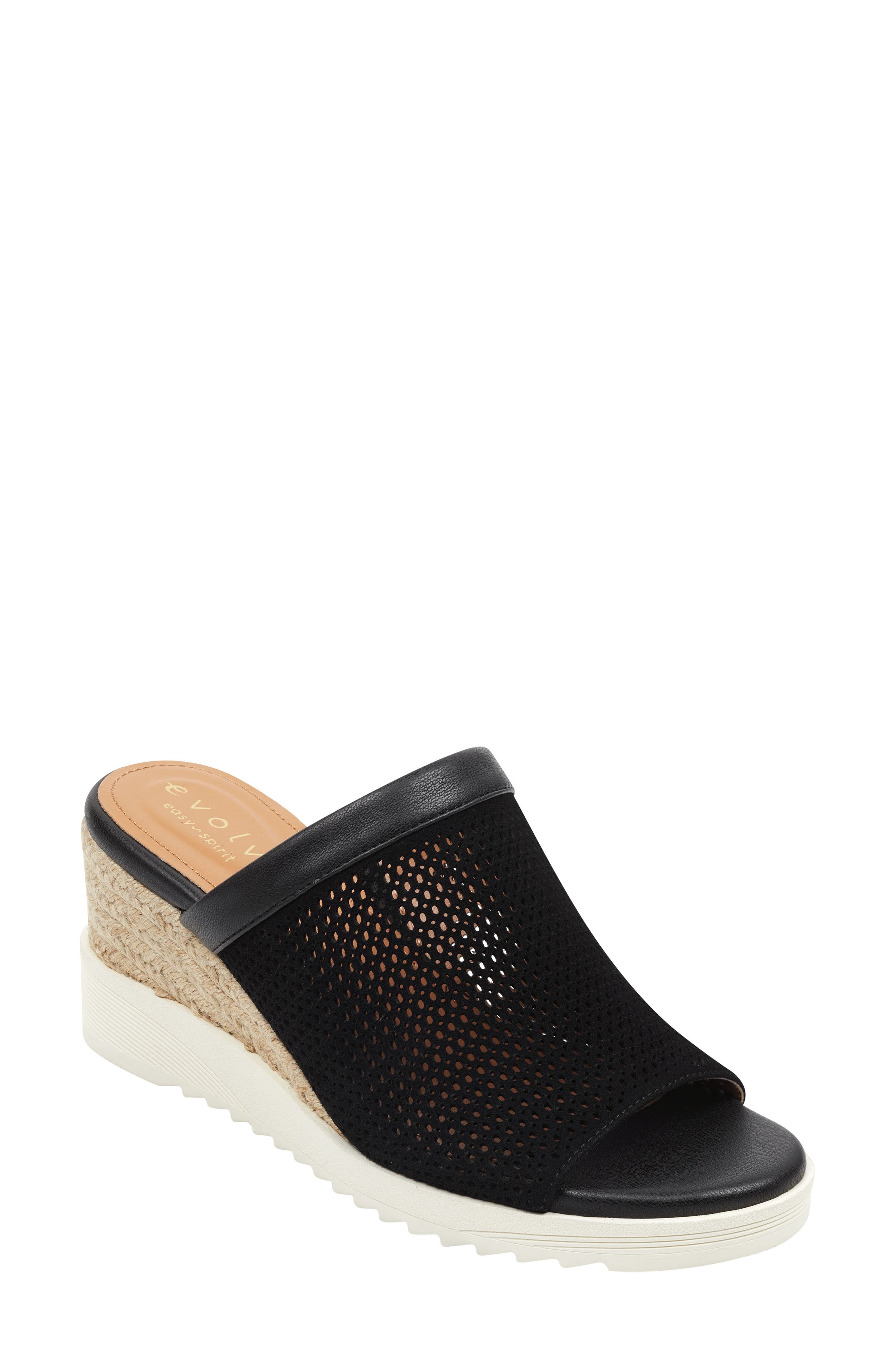 evolve Zooey Wedge Slide Sandal, Main, color, 