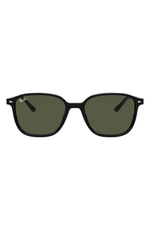 Ray Ban Ray-ban 53mm Square Sunglasses In Black/green