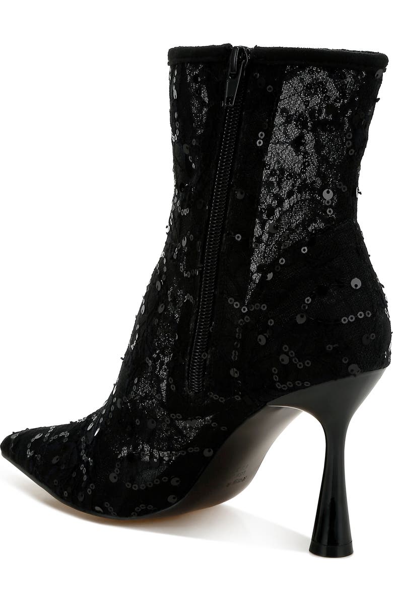 Rag & Co Samia Sequin Lace Boot, Alternate, color,