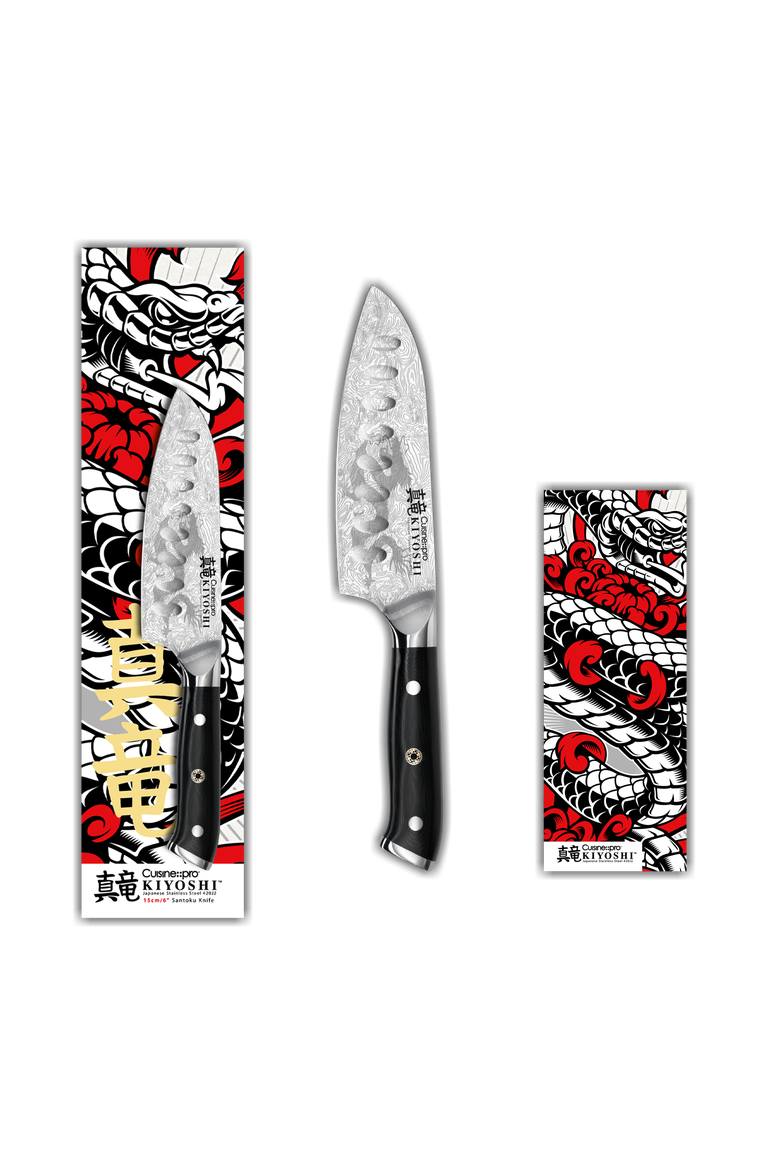 KIYOSHI® 6" Santoku, Alternate, color, Silver