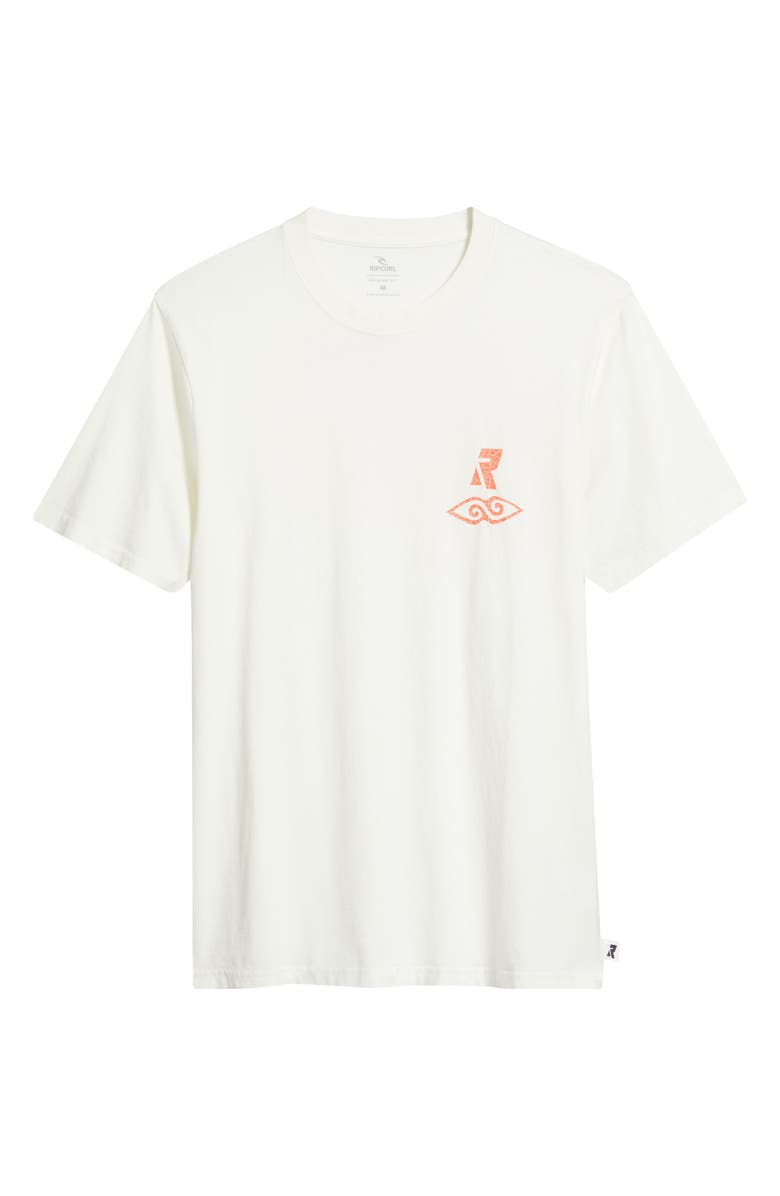 Rip Curl Liquid Trips Graphic Cotton T-Shirt, Main, color, Bone