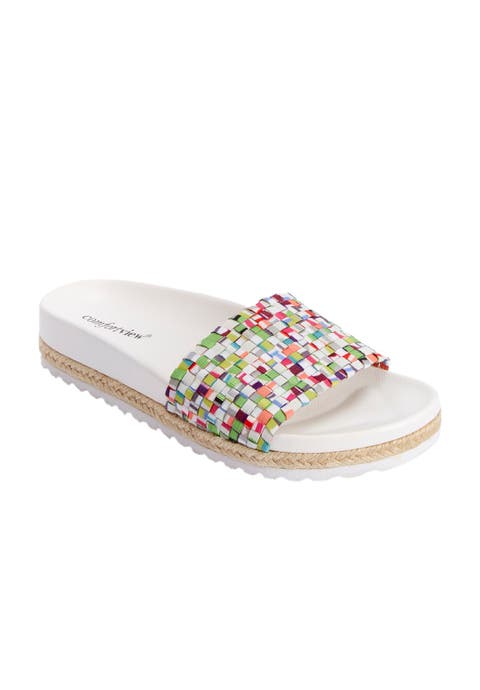 The Evie Footbed Sandal (Wide Widths Available)