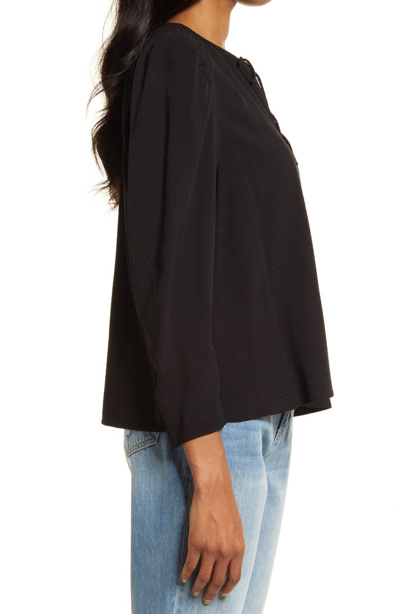 Treasure & Bond Floral Puff Shoulder Top, Alternate, color, 