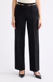 Anne Klein Belted Hollywood Pants