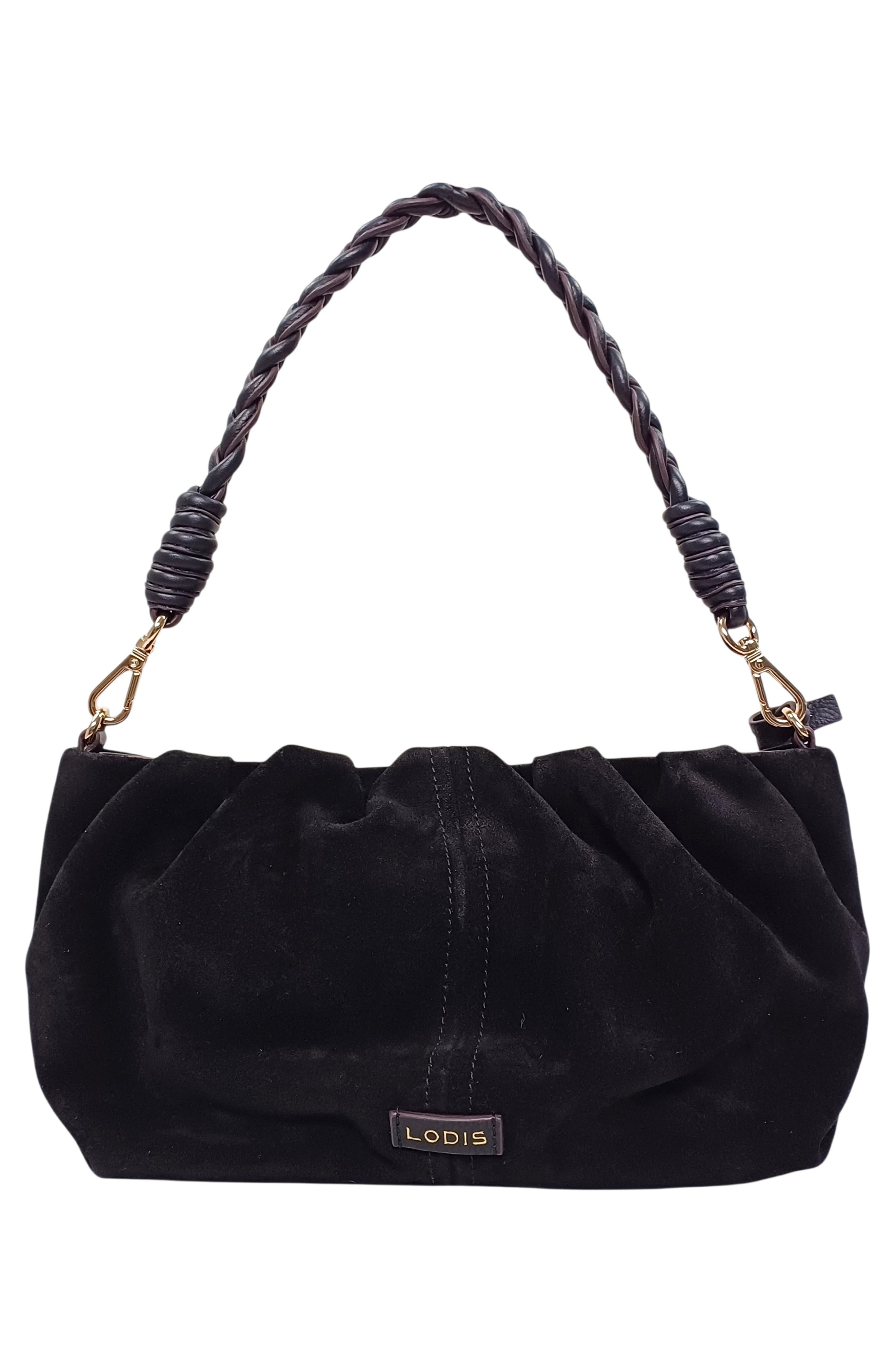 Arion Leather Clutch, Alternate, color, BLACK LEATHER
