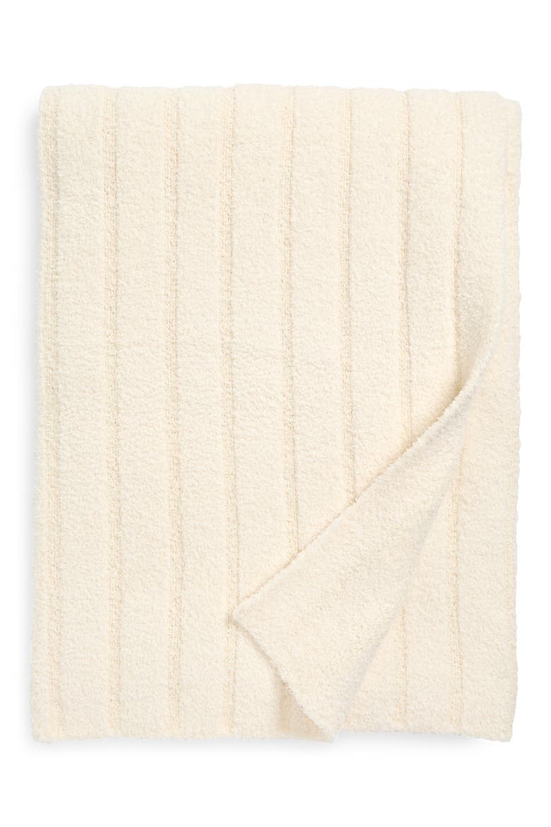 CozyChic® Textured Throw Blanket, Main, color, CREAM