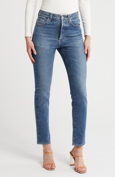 Alexxis High Waist Slim Fit Jeans