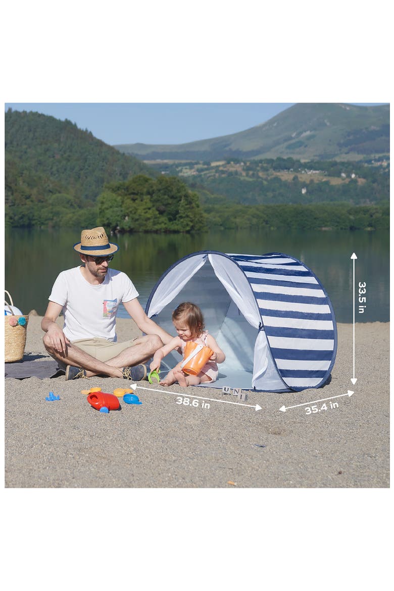 Anti-UV Baby & Toddler Beach Tent, Alternate, color, NAVY-WHITE