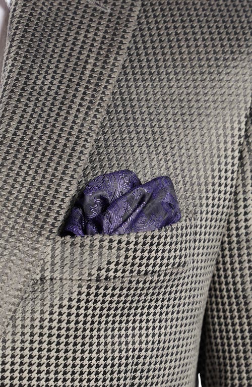 Robert Graham Colden Grey Velvet Houndstooth Sport Coat In Gray