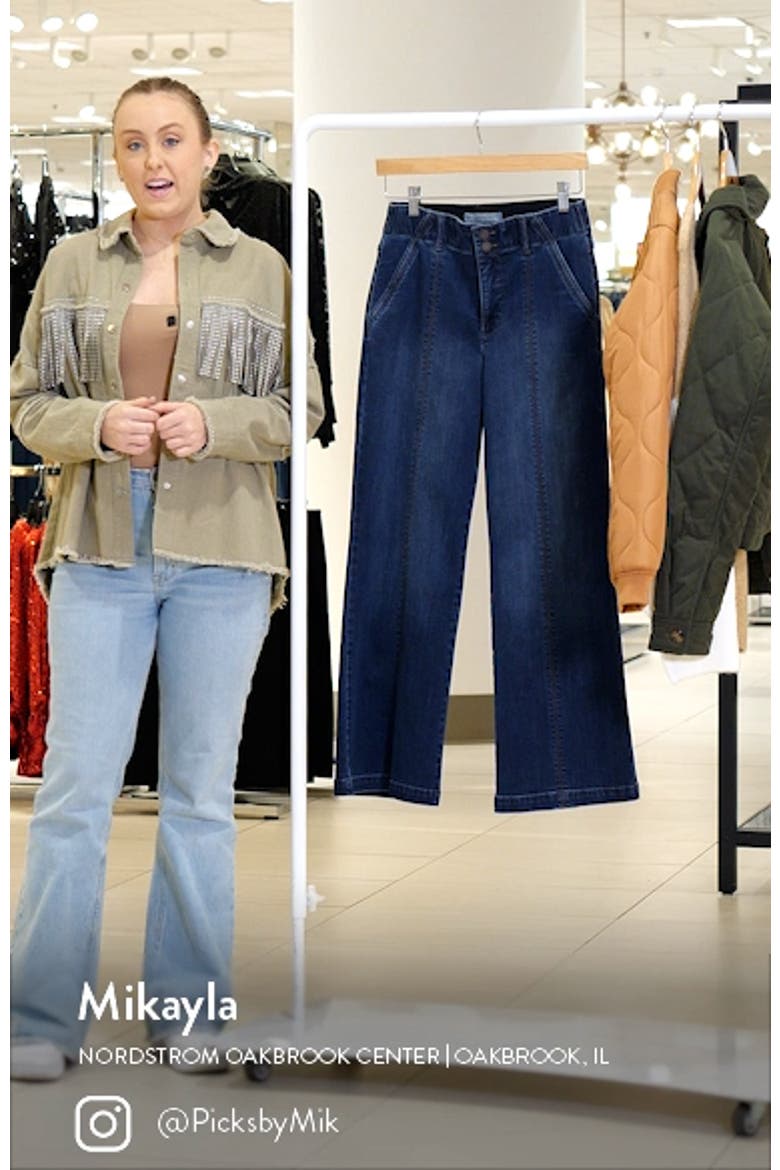 'Ab'Solution Skyrise Wide Leg Jeans video