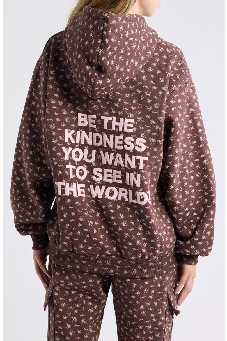 Be the Kind Graphic Hoodie, Alternate, color, ESPRESSO