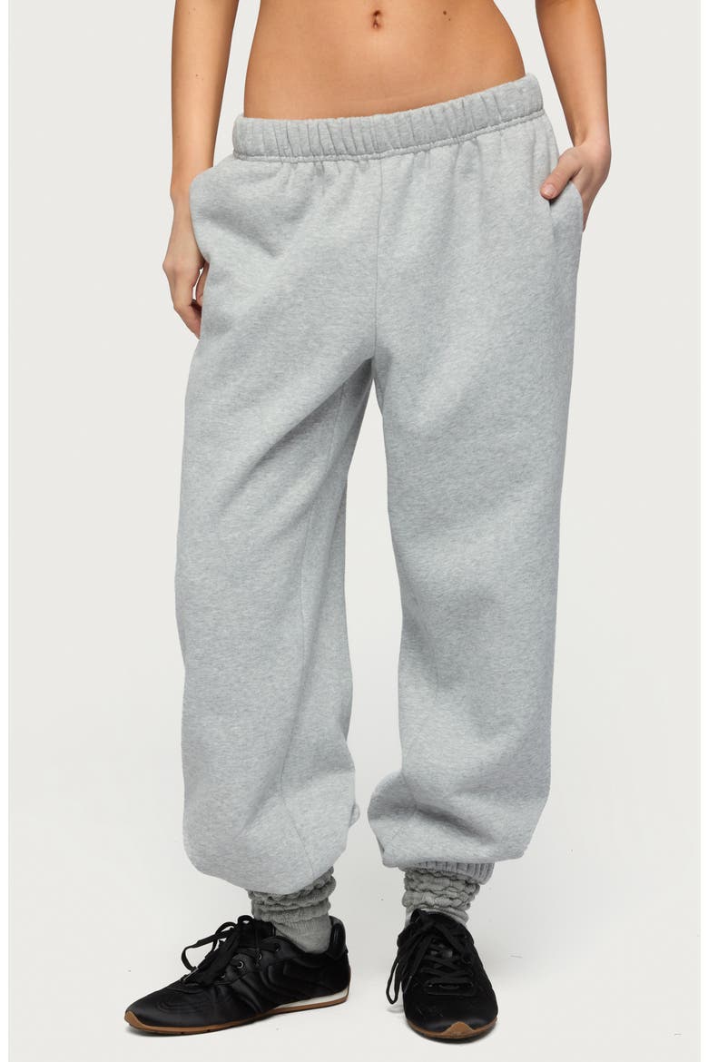 Clark Oversize Sweatpants, Main, color, GRAY-MELANGE