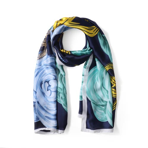 Youzey The Catherine Scarf In Blue