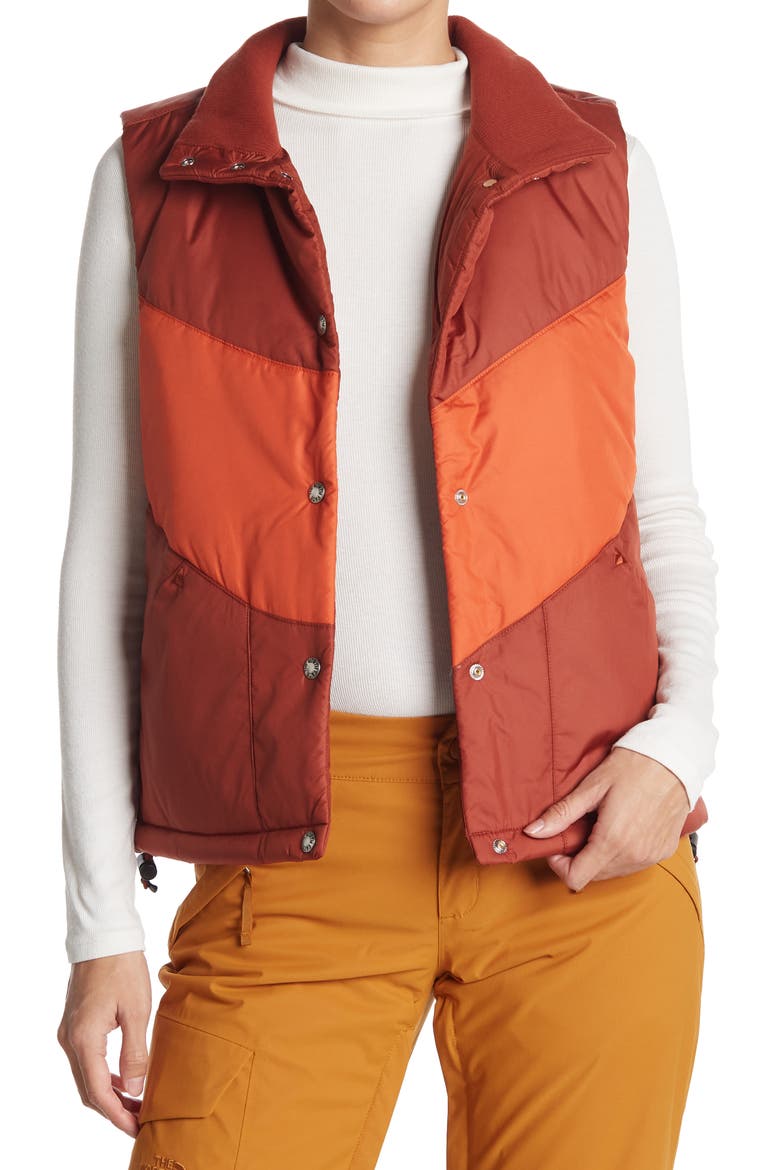 Sylvester Water-Resistant Insulated Vest, Main, color, BRANDY BRO