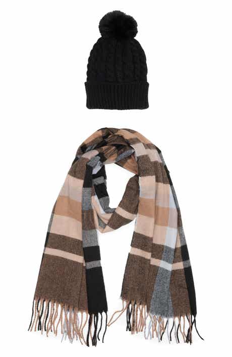 Plaid Fringed Scarf