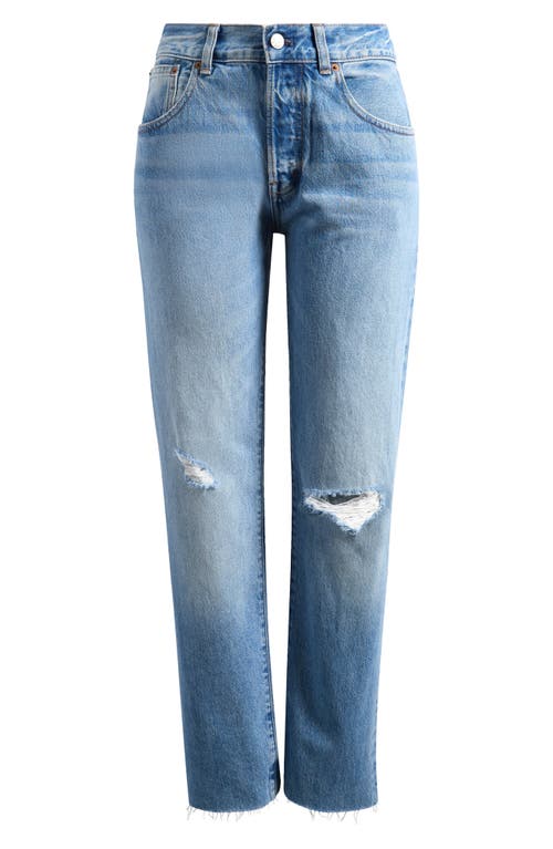Madewell The Dean Easy Straight Jeans In Blue