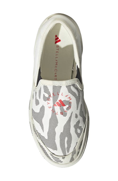 Adidas By Stella Mccartney Court Slip-on Shoe In White