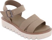 MIA Jovie Ankle Strap Platform Wedge Sandal