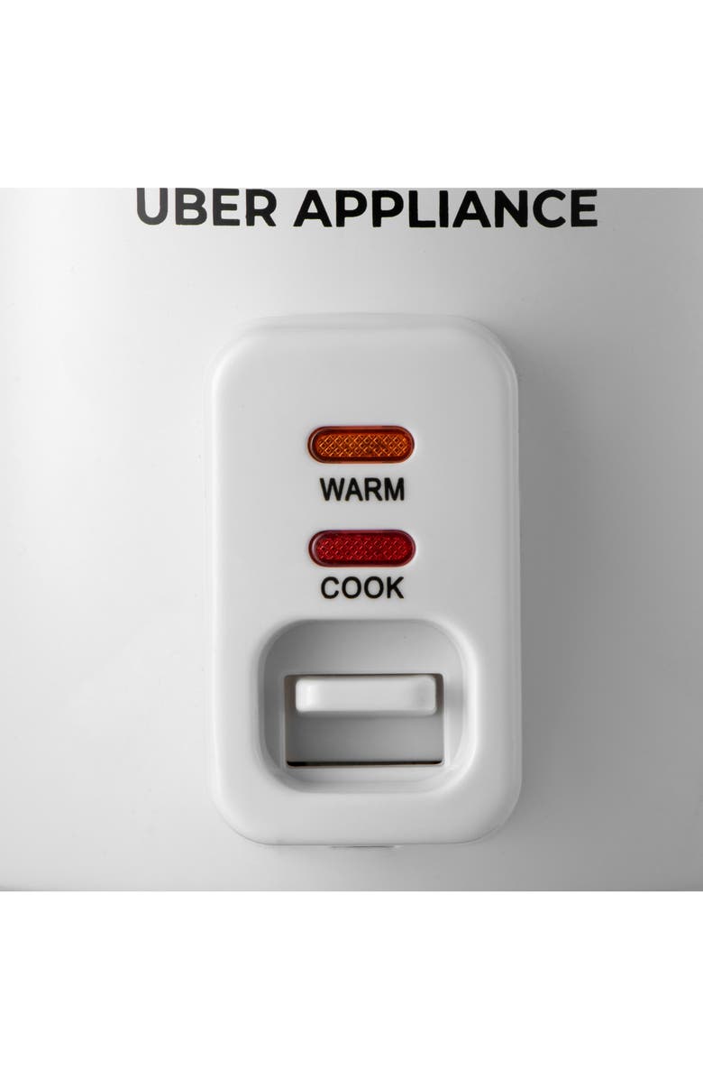 UBER APPLIANCE 6-Cup Rice Cooker, Alternate, color, White