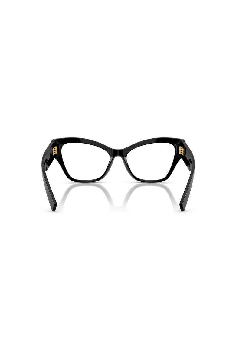 54mm Butterfly Optical Glasses, Alternate, color, BLACK