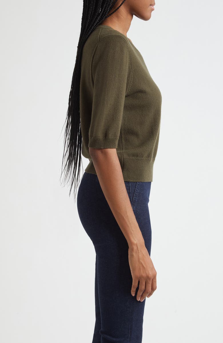 Veronica Beard Shana Cashmere Sweater, Alternate, color, Cypress