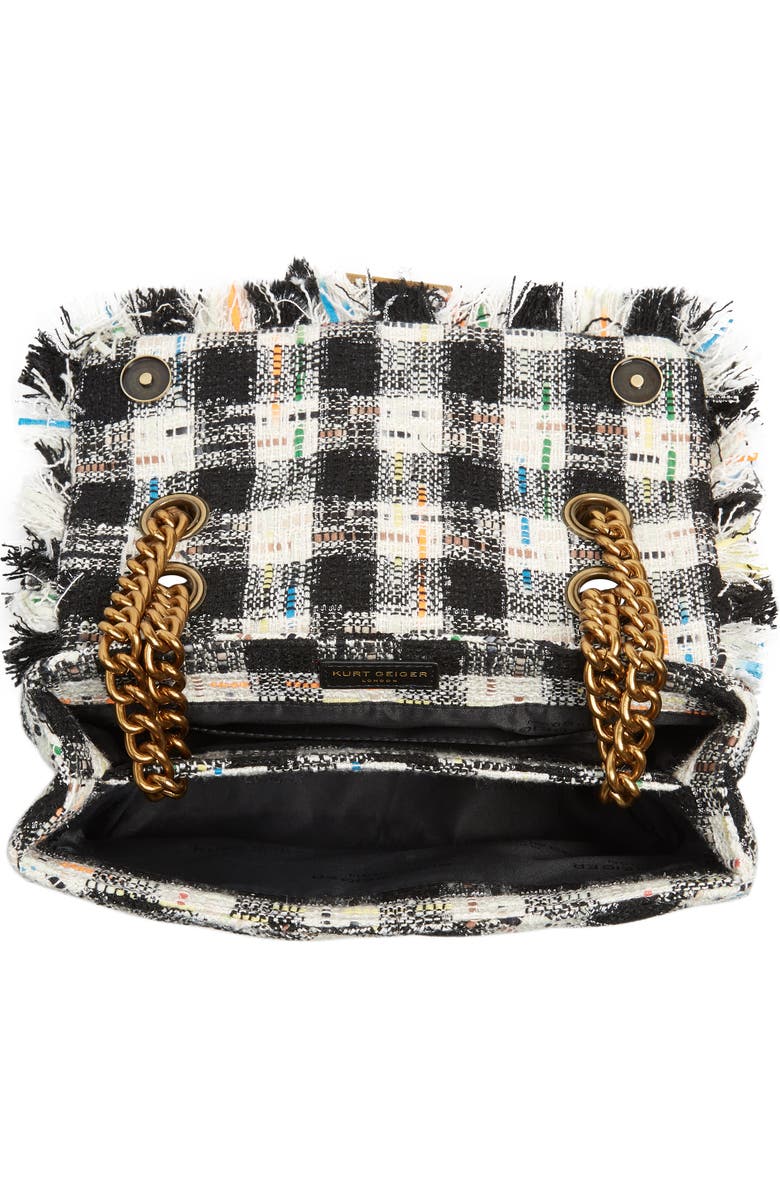 Kurt Geiger London Kensington X Tweed Shoulder Bag, Alternate, color,
