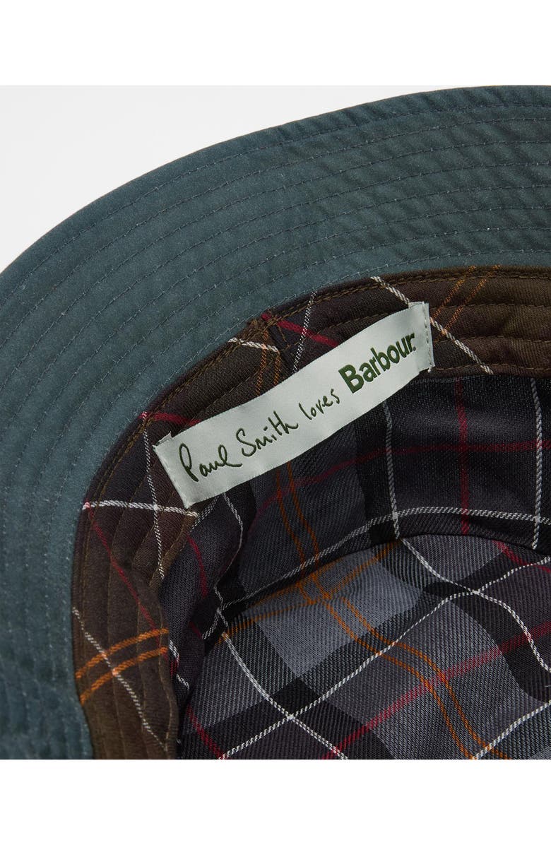 Barbour x Paul Smith Colorblock Bucket Hat, Alternate, color, Brown Multi