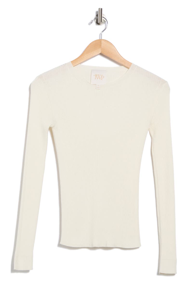 Second Skin Wool Sweater, Alternate, color, IVORY