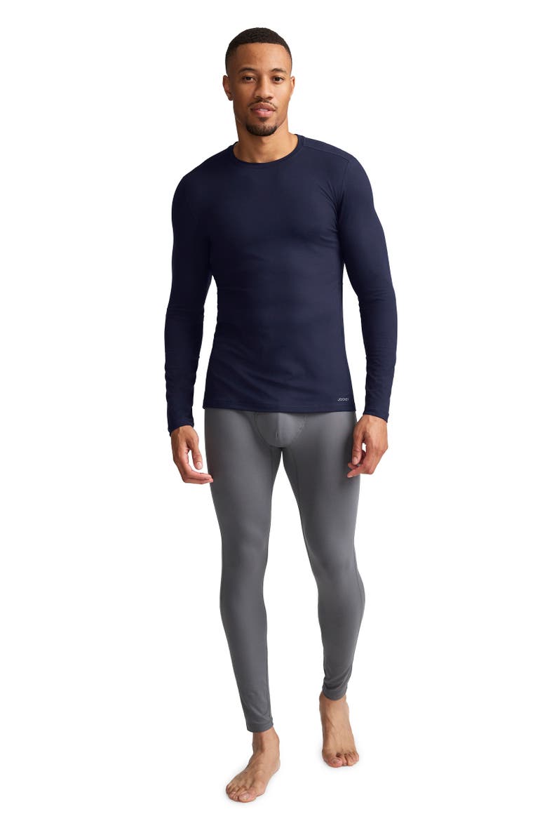 Men's Thermocore Tech Long Sleeve Crew Neck, Alternate, color, Jockey Blue