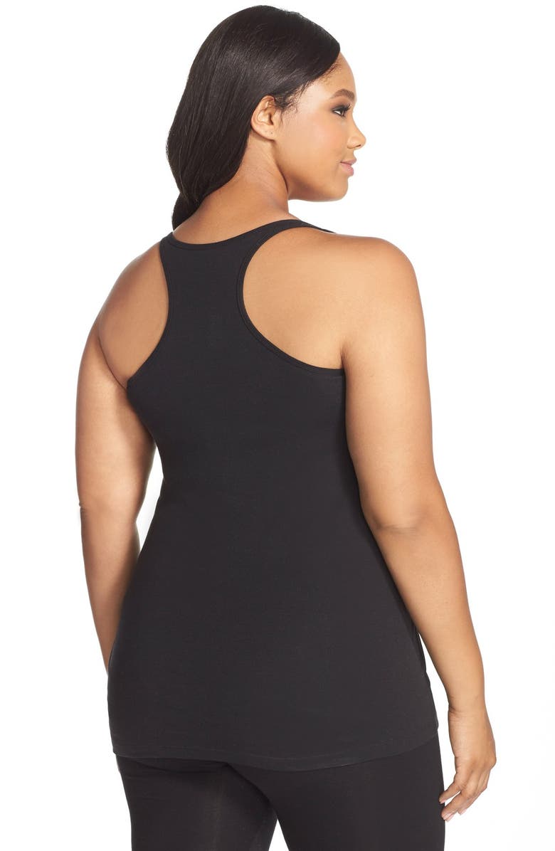 Nordstrom Lingerie Shelf Bra Racerback Tank, Alternate, color,