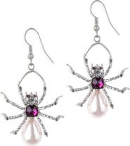 Bill Skinner Studio Pearl Spider Drop Earrings