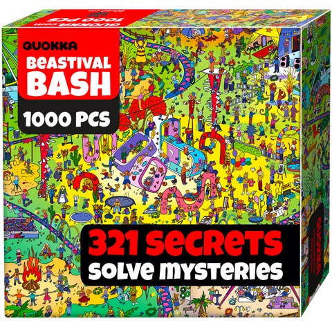 1000 Piece Whimsical Animal Jigsaw Puzzle for Adults