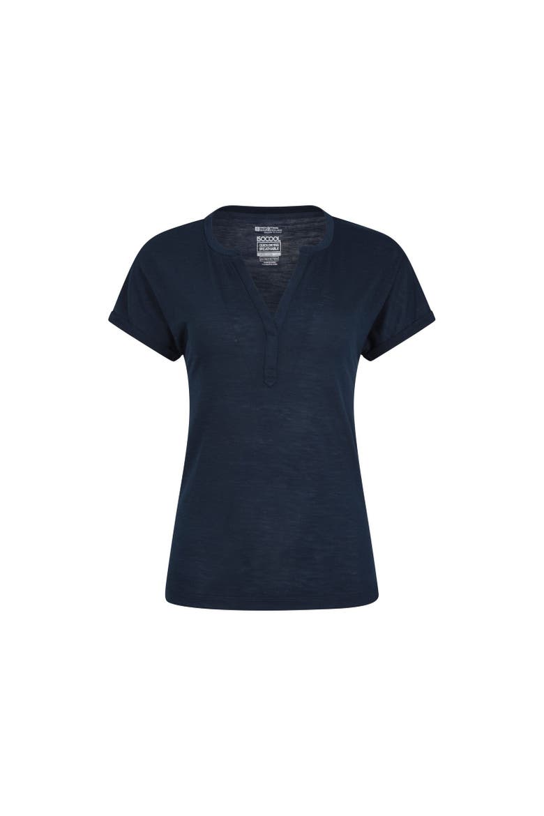 Skye Slub Quick Dry T-shirt, Main, color, Navy