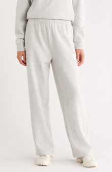 Zella Ultracozy Fleece Straight Leg Sweatpants