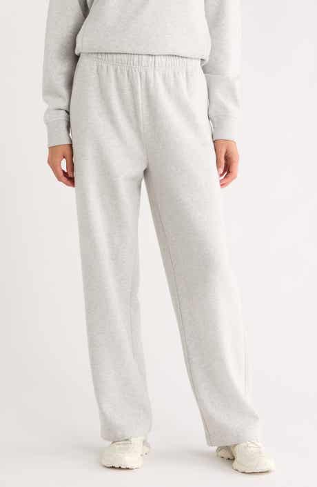 Zella Ultracozy Fleece Straight Leg Sweatpants