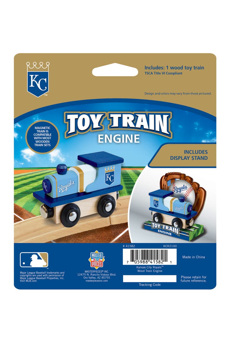 Kansas City Royals Toy Train Engine, Alternate, color, Multicolor