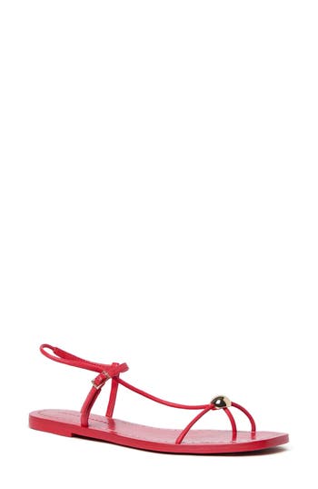 Loeffler Randall Lara Ankle Strap Sandal In Red