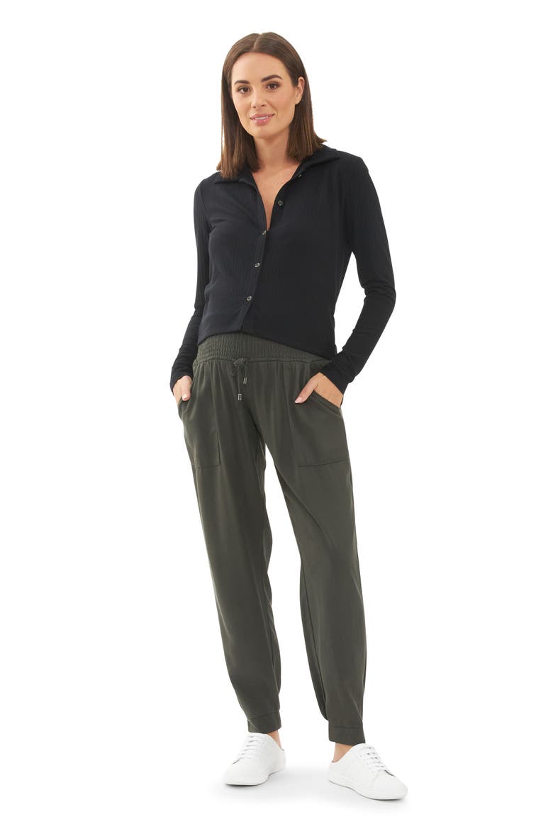 Off Duty Maternity Joggers, Alternate, color, OLIVE
