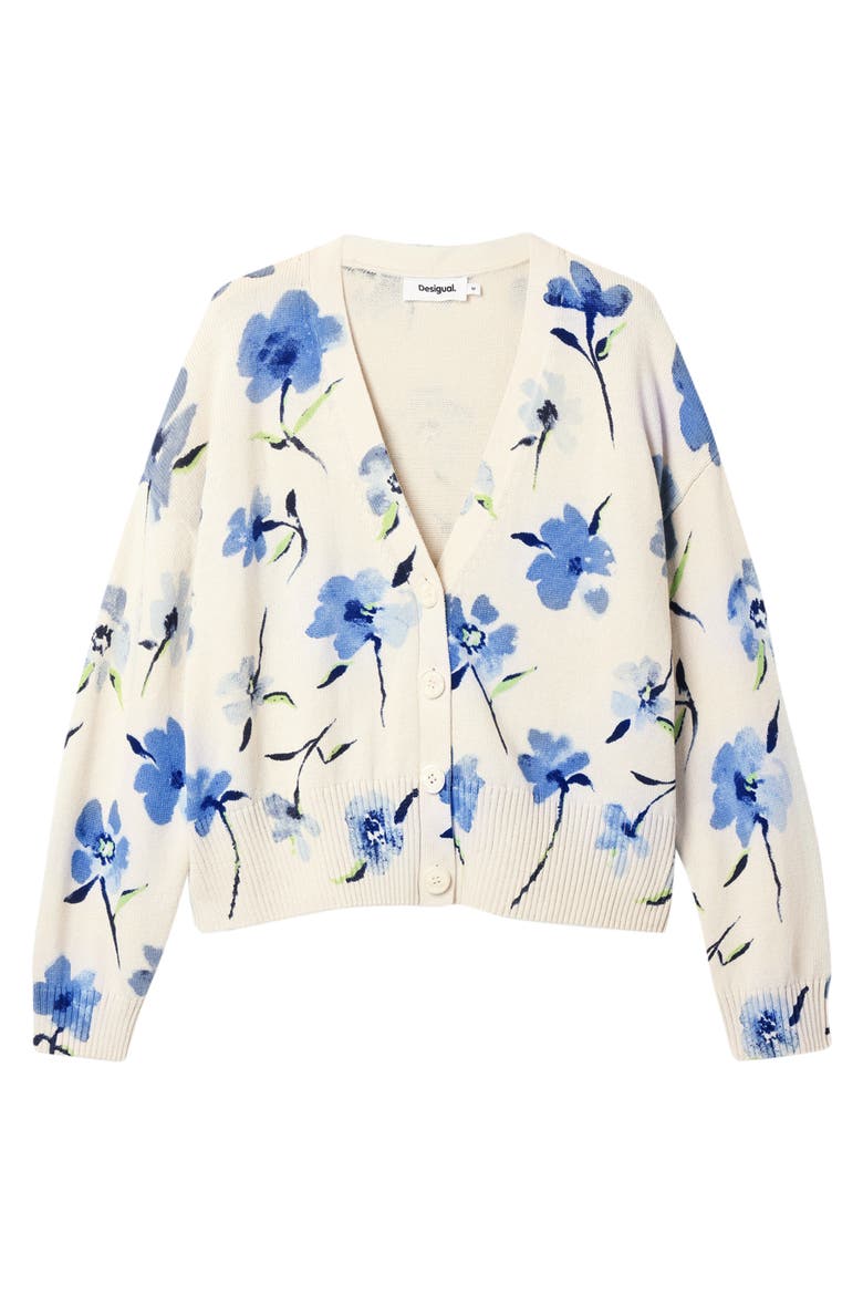 Oversize Floral Cardigan, Alternate, color, FLORAL
