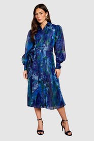 Coast Floral Organza Shirt Dress